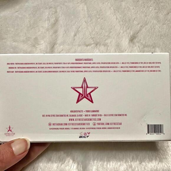 NIB Jeffree Star Heartbreaker Skin Frost Highlighter Palette 3x7g - Picture 7 of 8